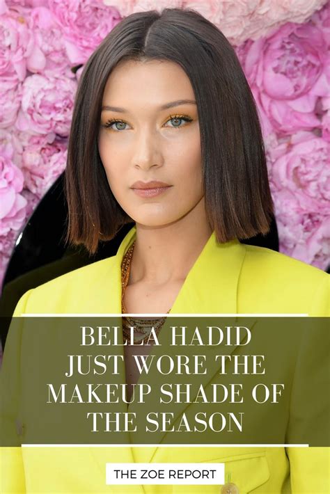 bella hadid yellow eyeliner dior homme|Bella Hadid Just Wore The Makeup Shade Of The Season .